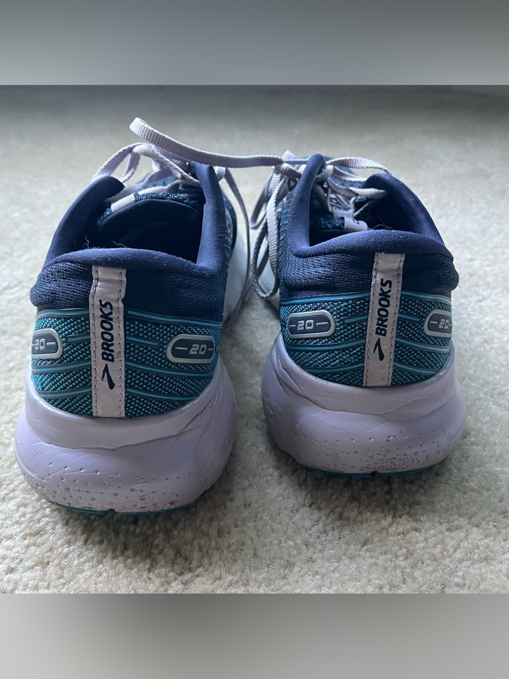 Brooks Women’s Blue Glycerin 20 Running Shoes - Size 10.5M - GUC - #1203691B499 - Picture 6 of 10